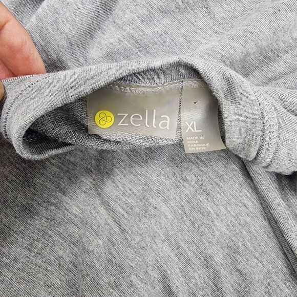 Zella Grey Post Studio Sleeveless Ruched Hem Athletic Dress Size XL - Picture 5 of 5